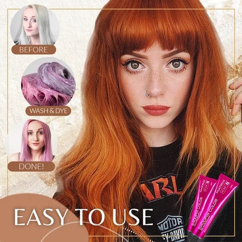 Irvingwad One-step Hair Dye for Multi-segment Hair（Five different color packaging, if you want a color, please note when you place an order）
