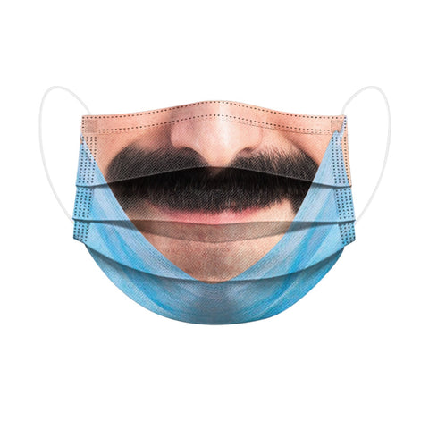 Irvingwad  100 Masks Buy More and Get More, Funny Real 3D Protective Mask