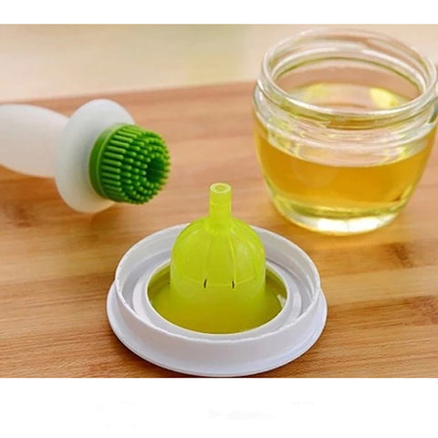 Irvingwad High Temperature Resistant Silicone Oil Brush Oil Bottle Set