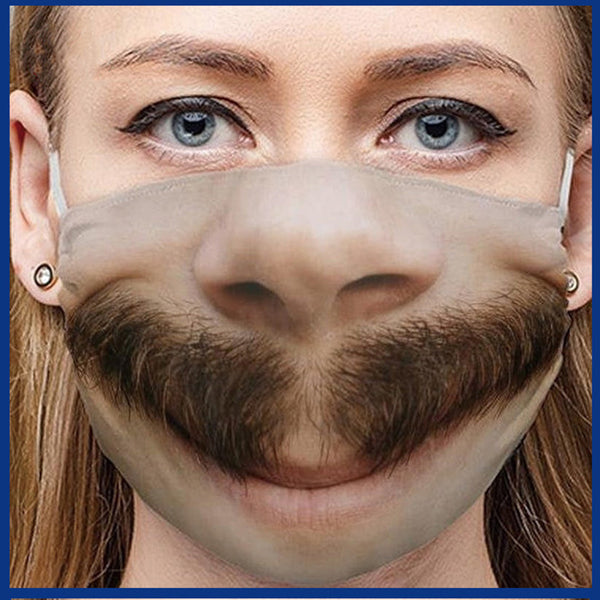 Irvingwad Christmas Gifts, Buy More and Get More, Funny Real 3D Protective Mask(5 packs, 10 packs, 15 packs..........）