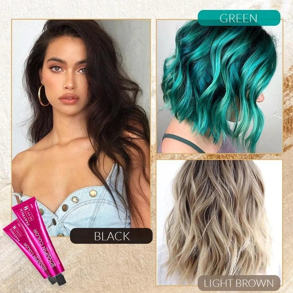 Irvingwad One-step Hair Dye for Multi-segment Hair（Five different color packaging, if you want a color, please note when you place an order）